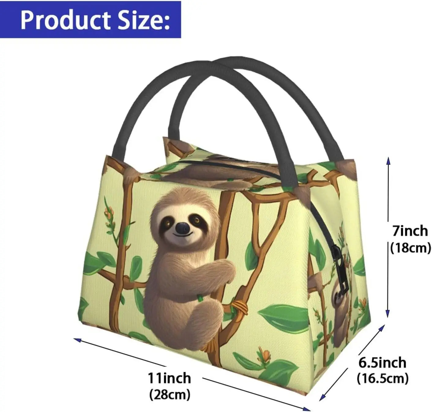 Sloth Lunch Bag
