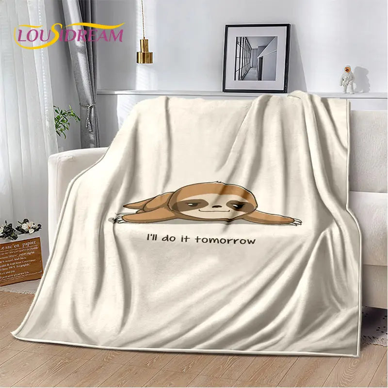 I'll Do It Tomorrow Sloth Blanket