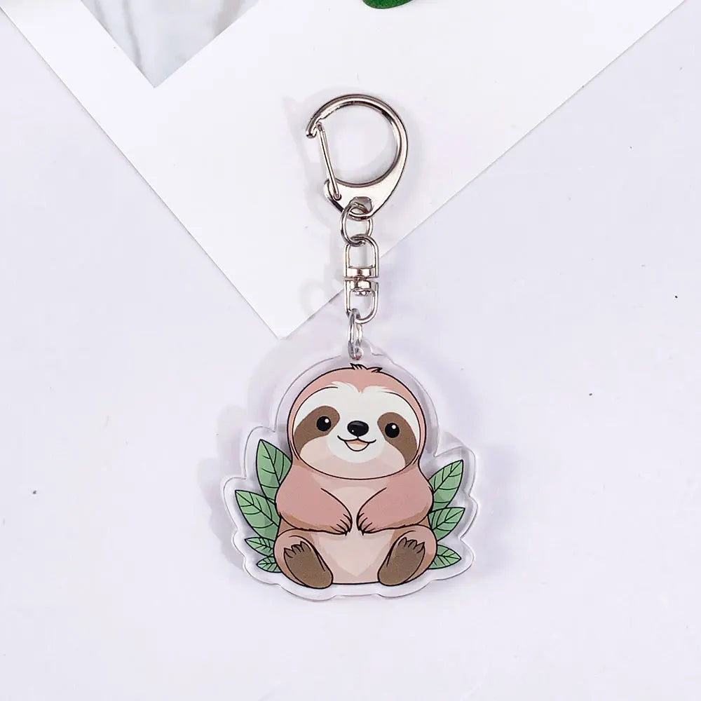 Sloth Acrylic Keychain