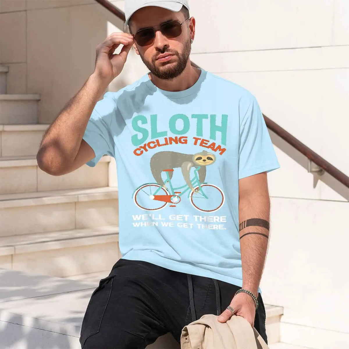 Sloth Cycling Team Sloth T-Shirt