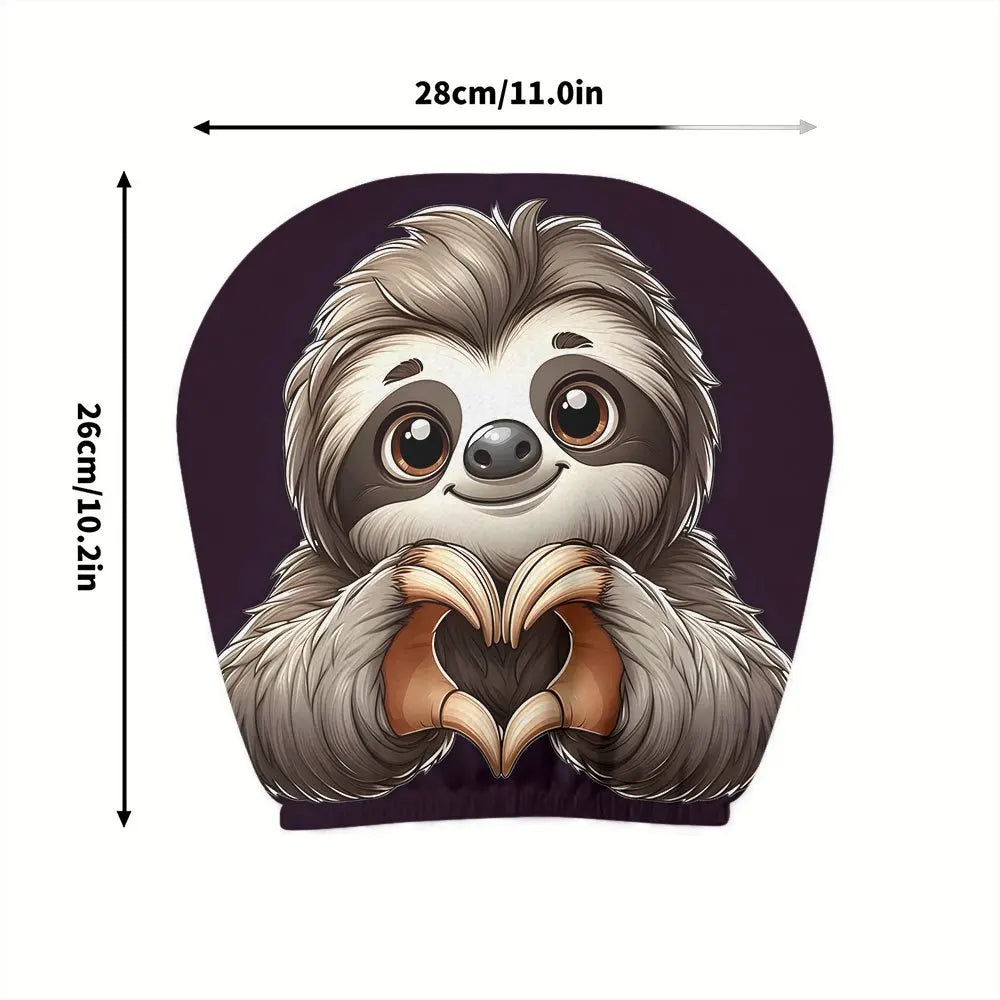 Sloth Headrest Car Covers