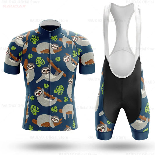 Sloth Cycling Jersey Set