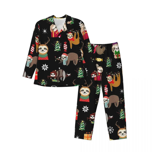 Sloth Christmas Pajama Set