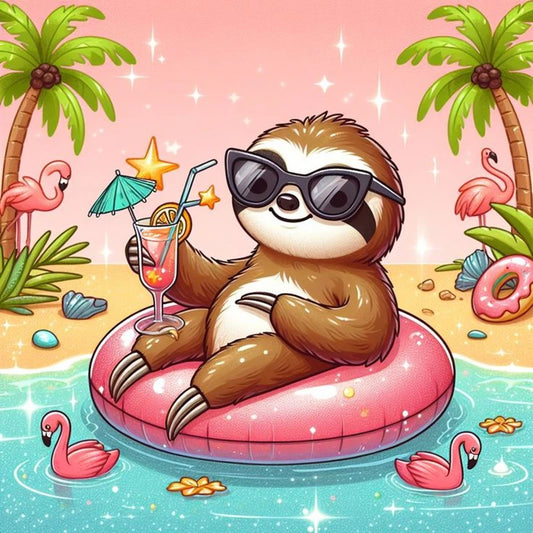 Sloth Diamond Art Kit