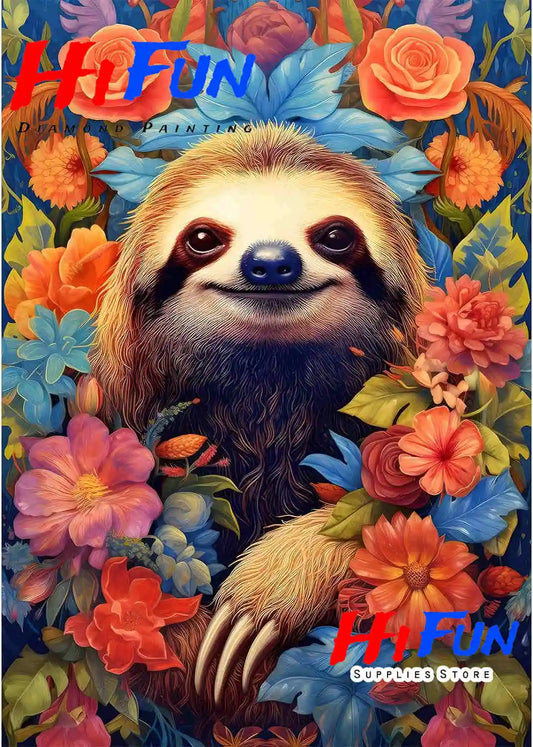 Sloth Diamond Art Kit
