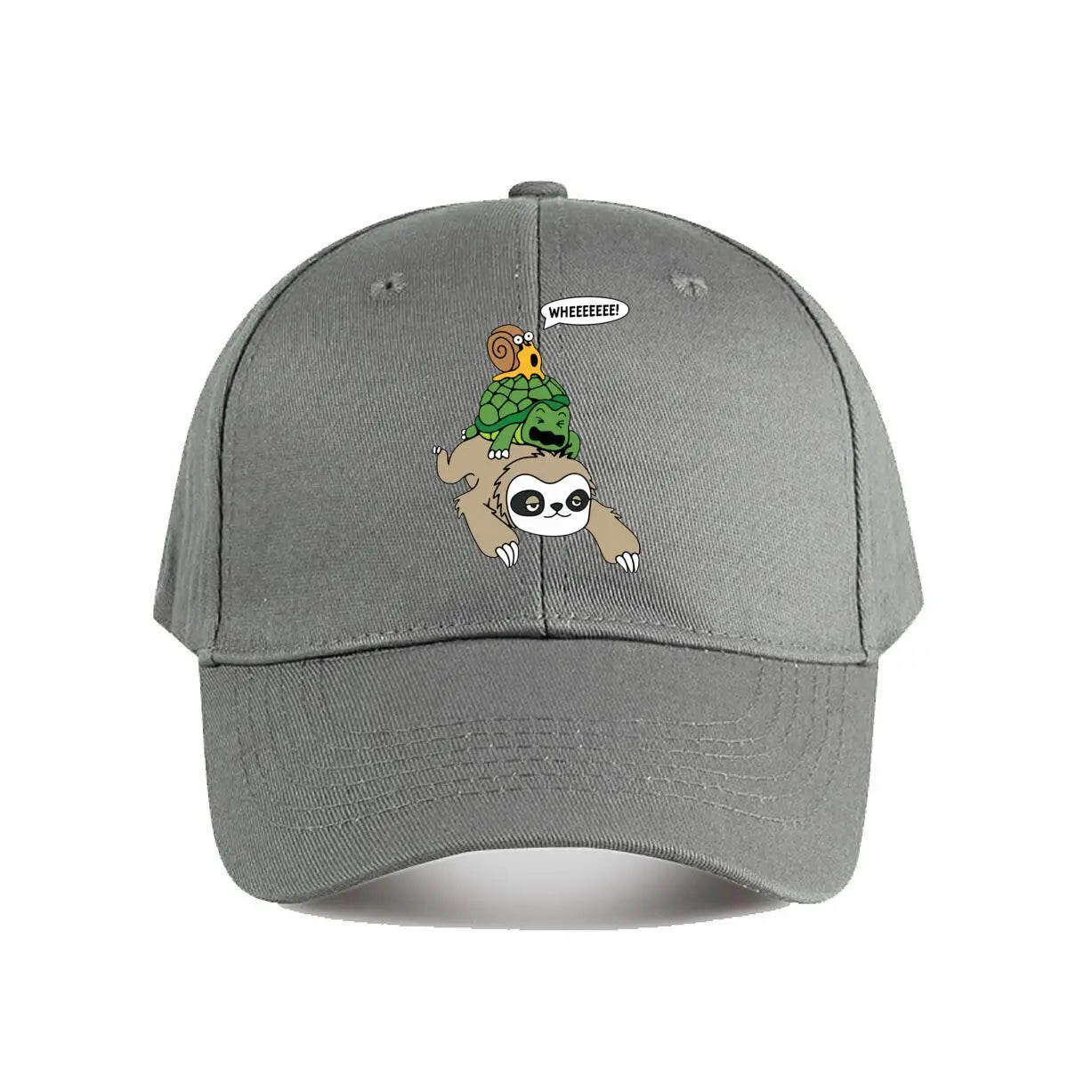 WHEEEEEE Sloth, Turtle & Snail Baseball Cap