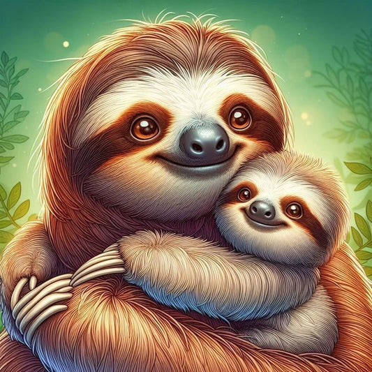 Sloth Diamond Art Kit