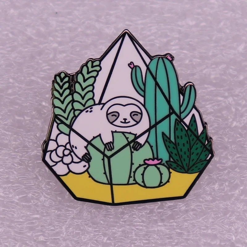 Sloth Pin Badge