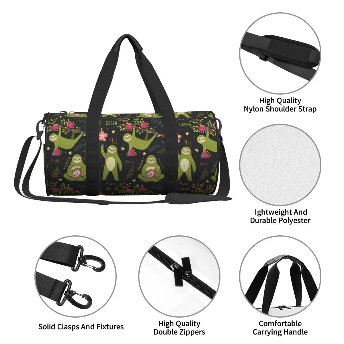Sloth Gym Bag