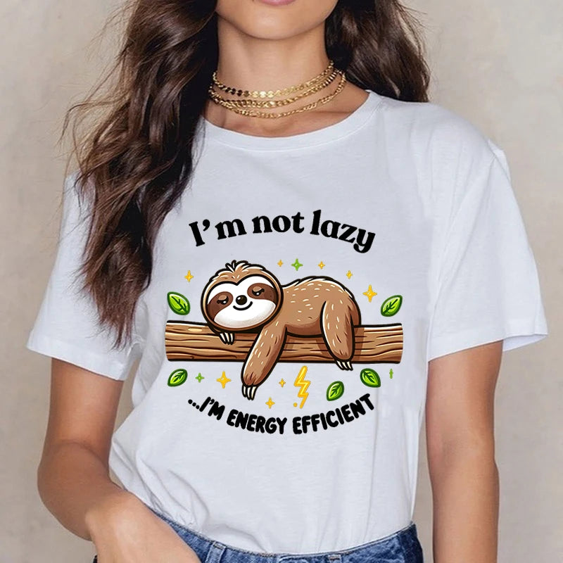 I'm Not Lazy I'm Energy Efficient Sloth T-Shirt