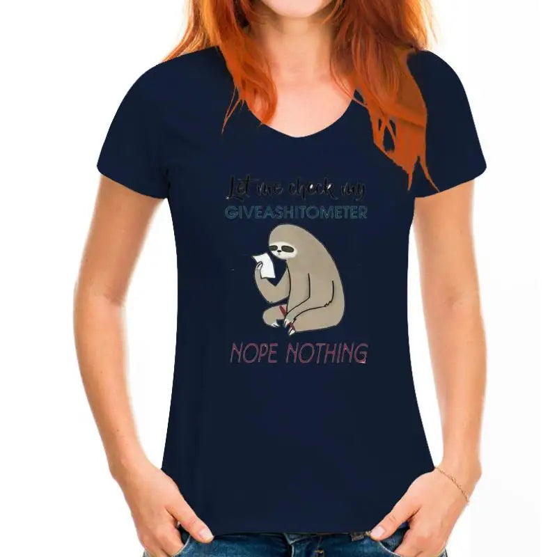 Let Me Check Sloth T-Shirt