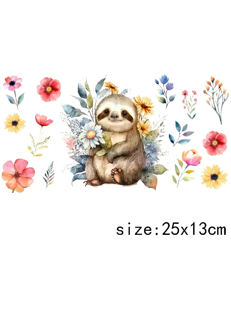 1 Piece Sloth Durable Waterproof Decal