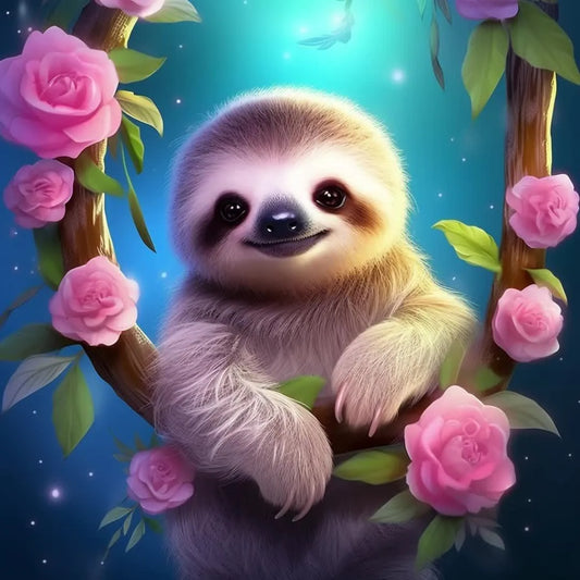 Adorable Sloth Diamond Art Kits