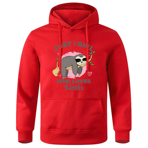 Image of Sloth Sleeping On A Branch Hoodie