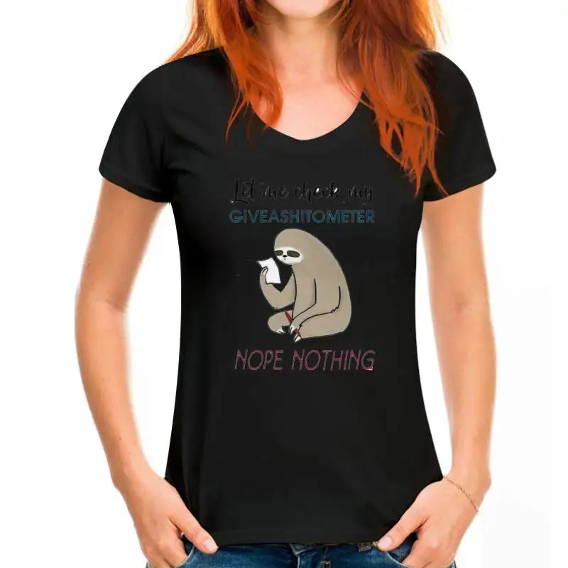 Let Me Check Sloth T-Shirt