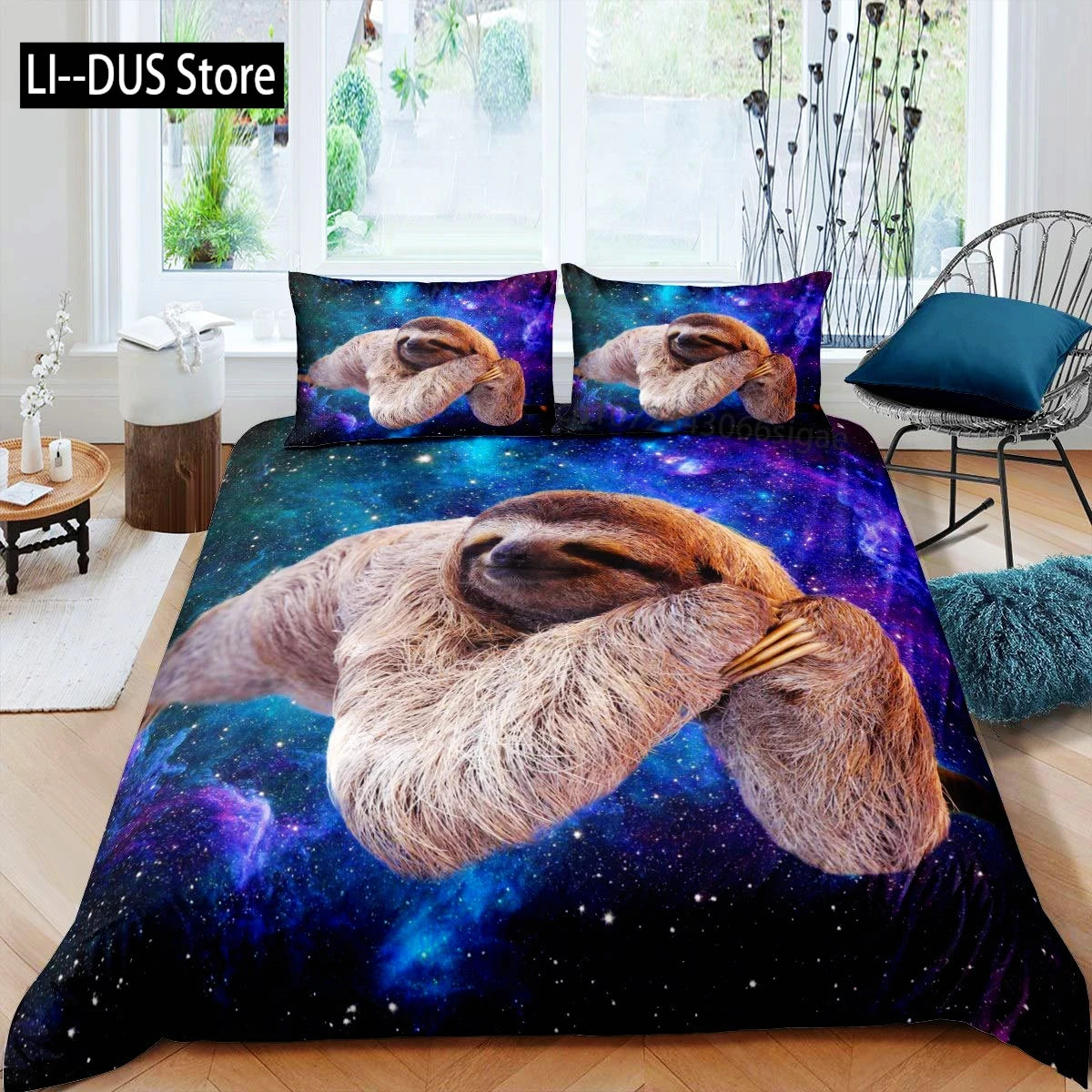 Sloth Duvet Cover Bedding Set