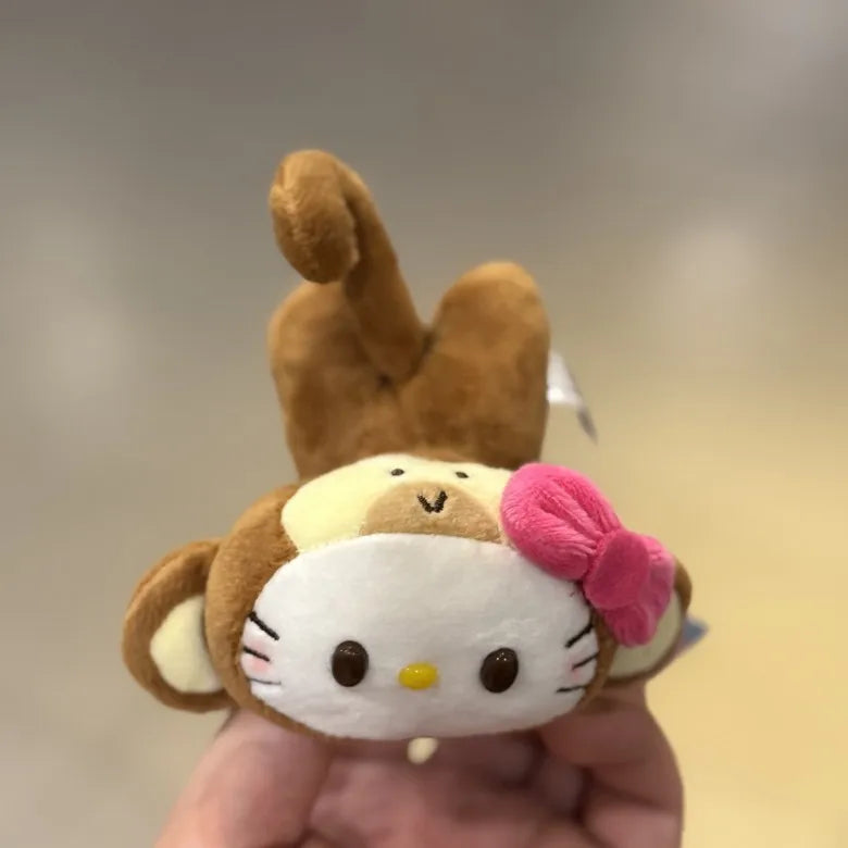 Hello Kitty Sloth Plush Keychain
