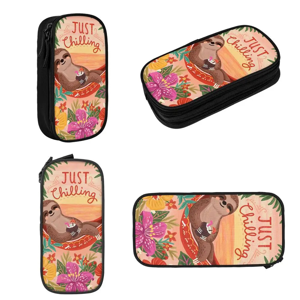 Just Chilling Sloth Pencil Case