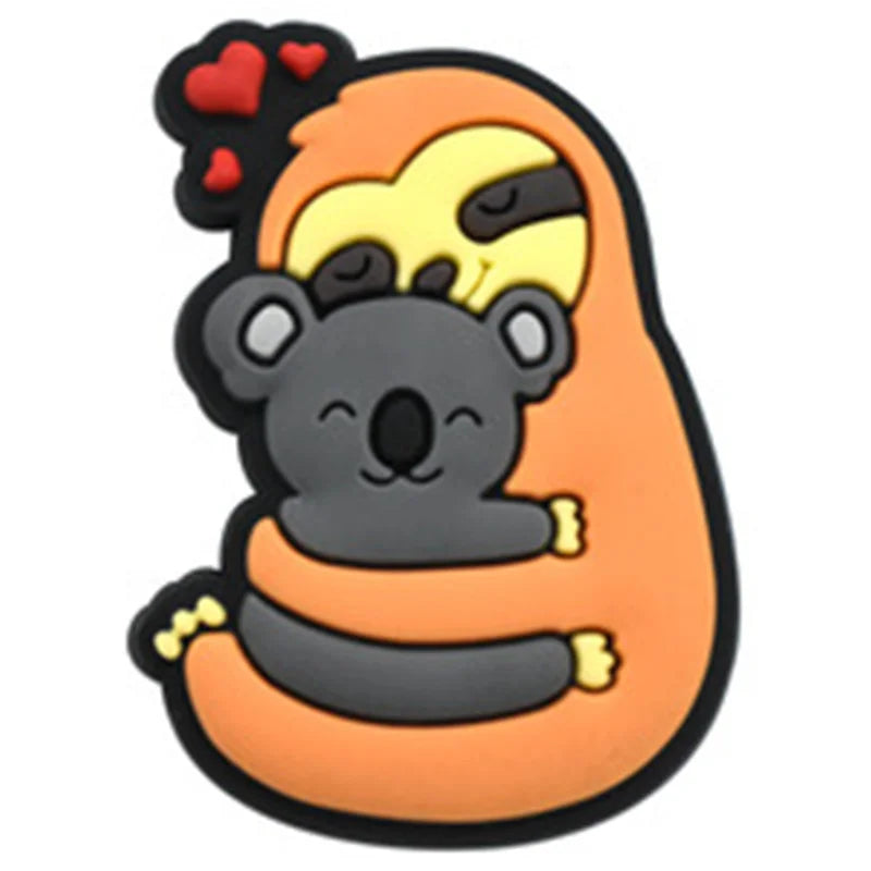 25 Piece Sloth Shoe Accessories