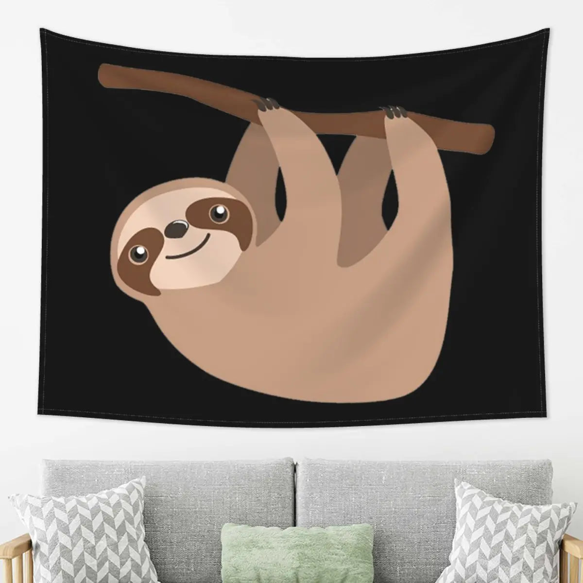 Cute Baby Sloth Design Wall Hanging Tapestry