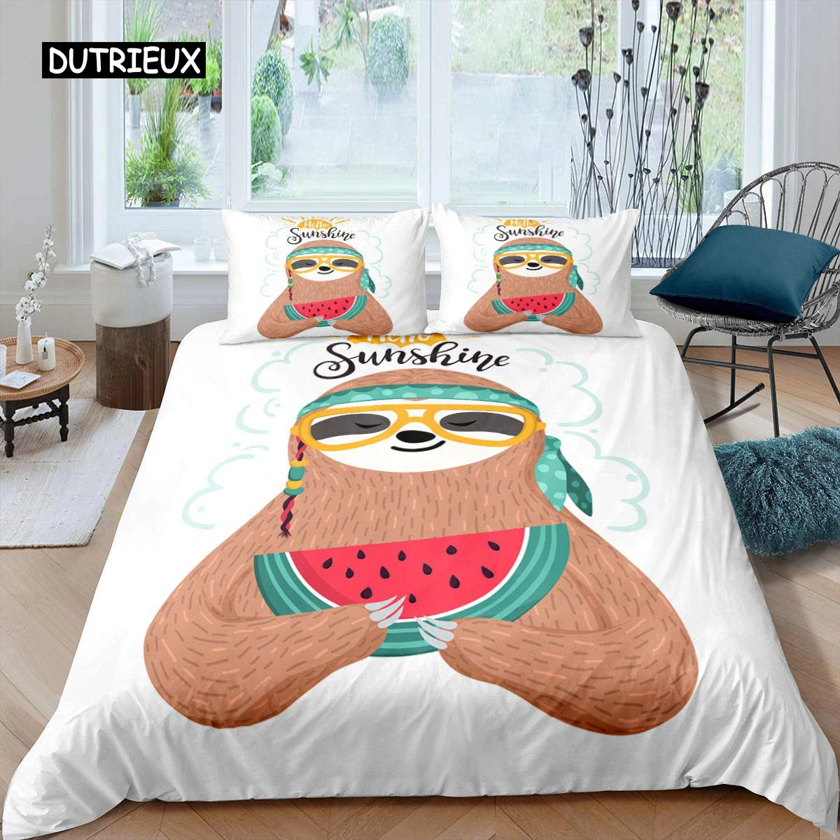 Sloth Duvet Cover Set