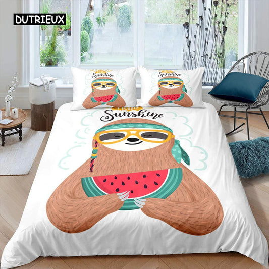 Sloth Duvet Cover Set