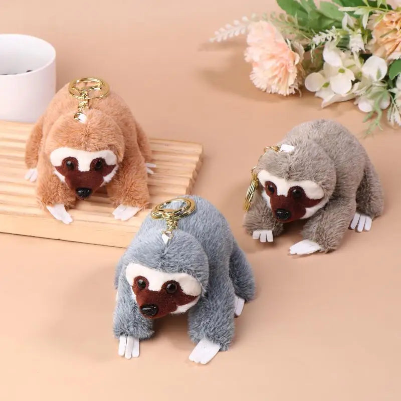 Sloth Plush Keyring