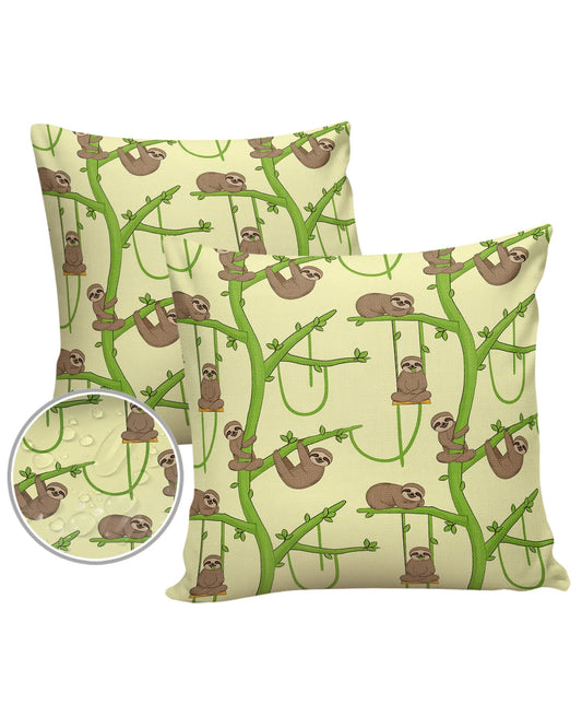 Green Branch Cushion Cover