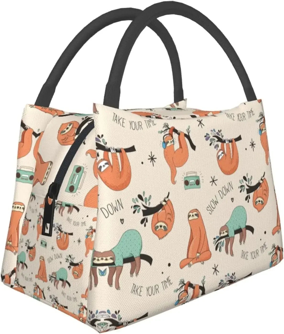 Slow Down Sloth Insulated Lunch Box