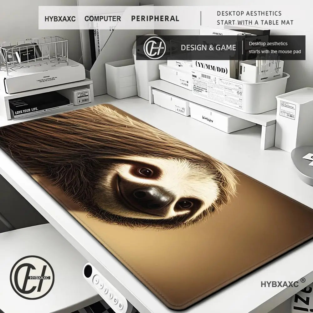 Relax & Click Sloth Mouse Pad