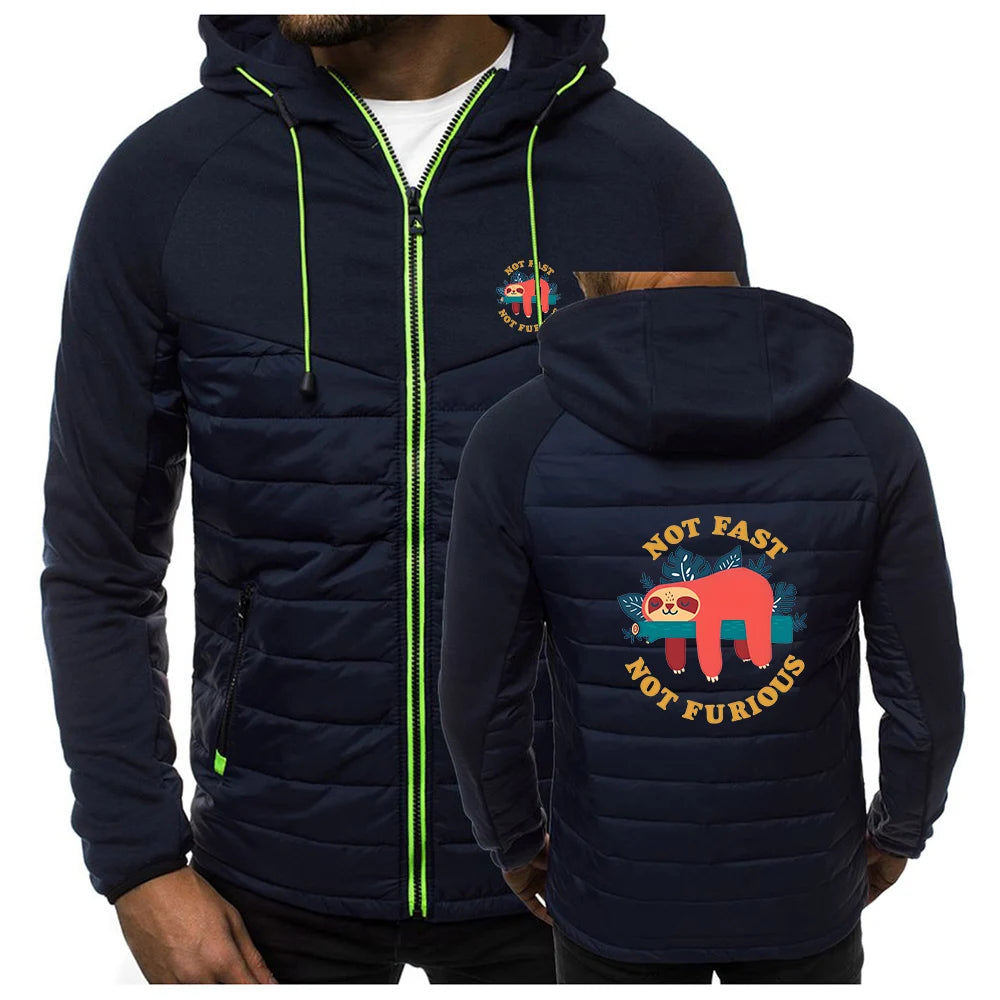 Not Fast Not Furious Sloth Zip Up Jacket