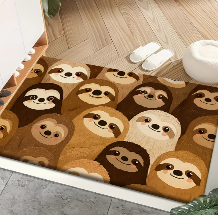 Sloth Group Doormat