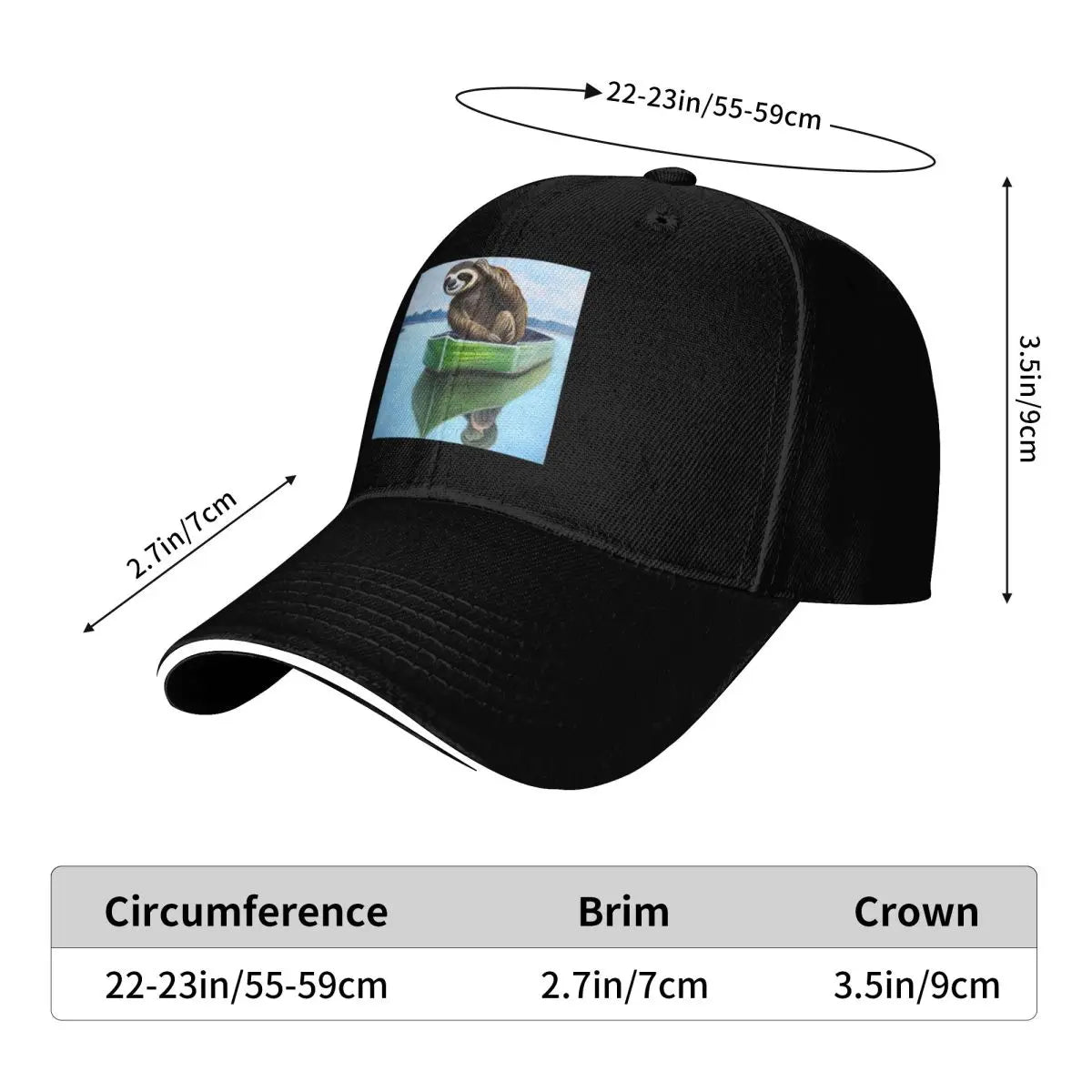 Captain Sloth Baseball Cap product photo 5