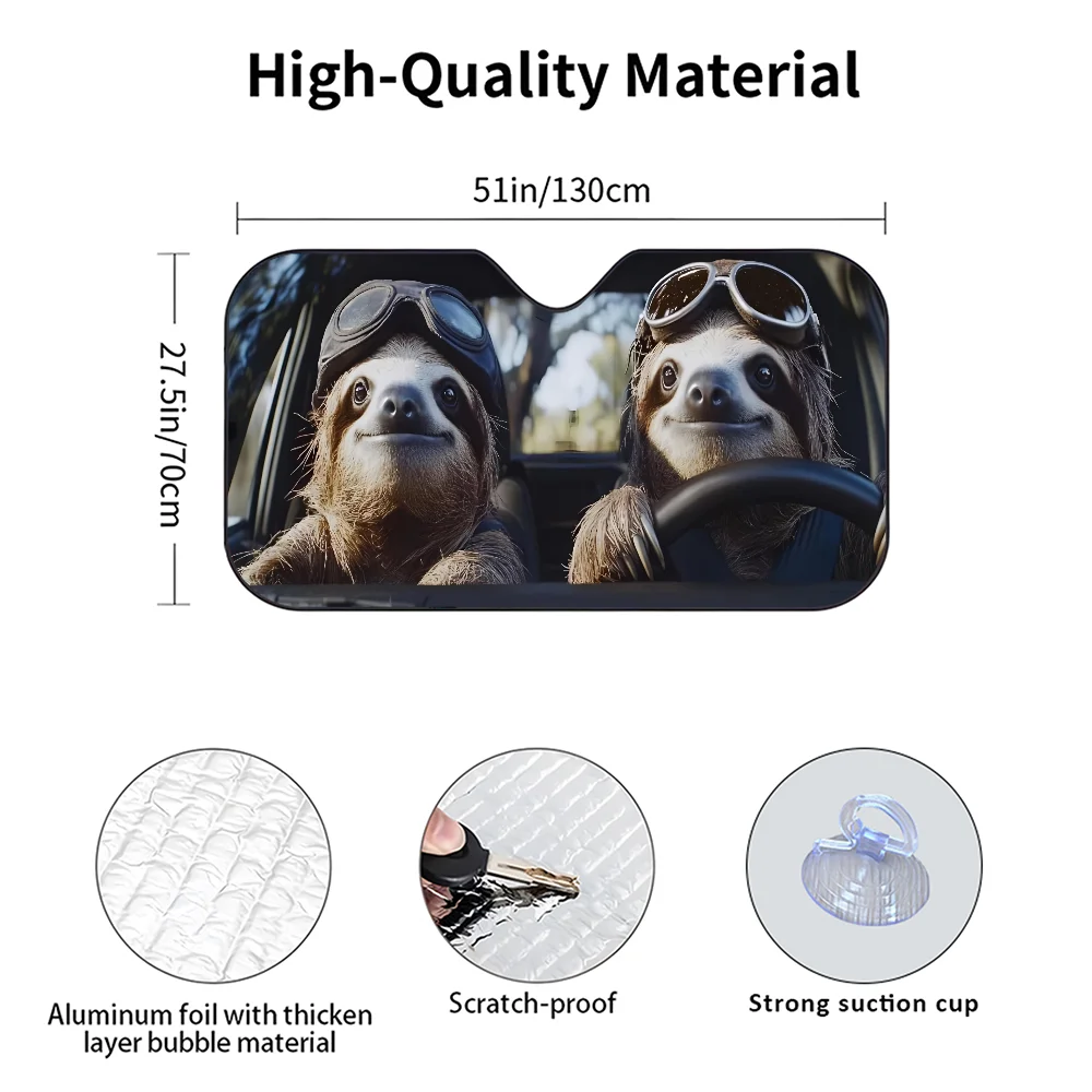 Sloth Car Sunshade
