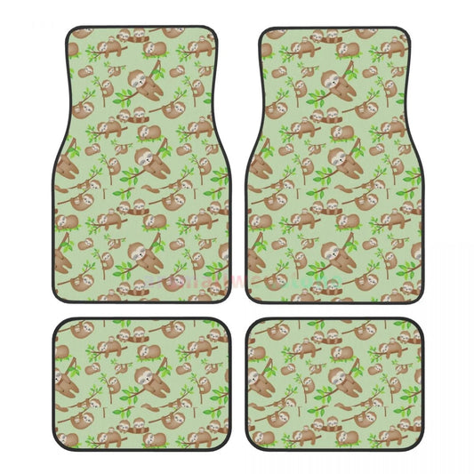 Sloth 4 Piece Car Floor Mats