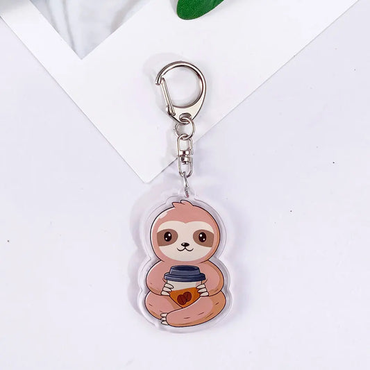 Sloth Acrylic Keychain