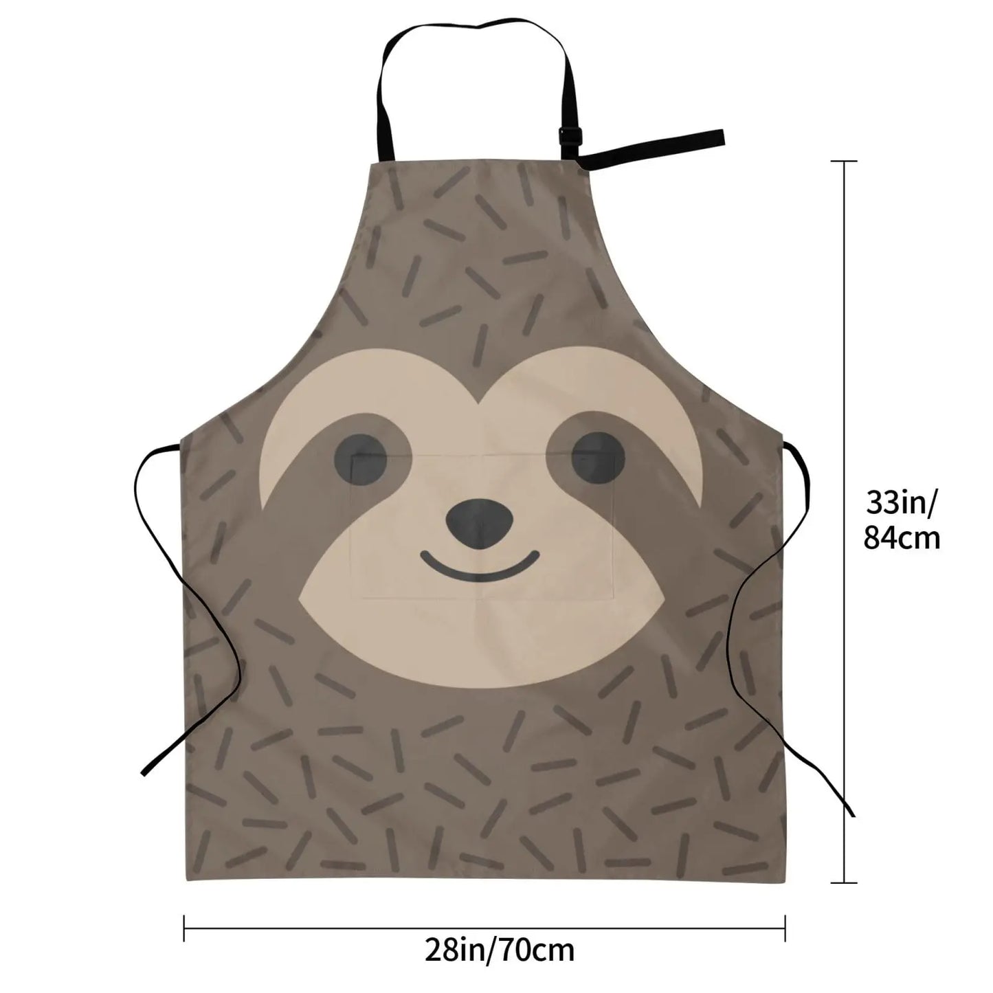 Sloth Face Apron