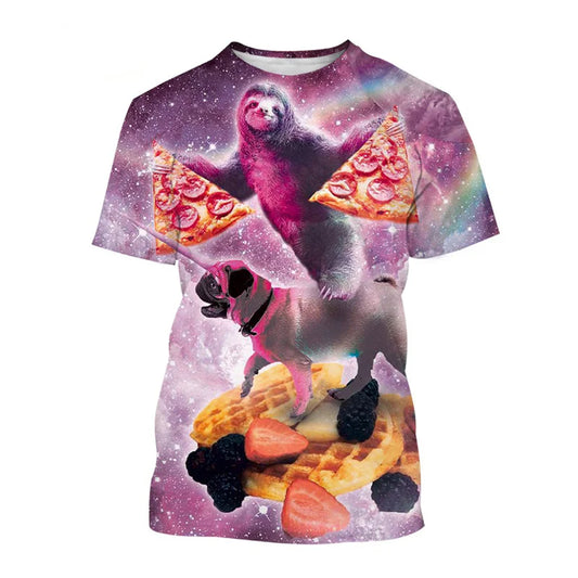 Sloth & Pug Galaxy T-Shirt