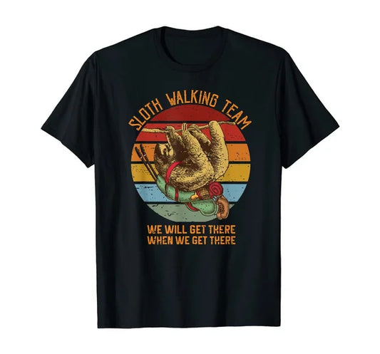 Sloth Walking Team T-Shirt product photo