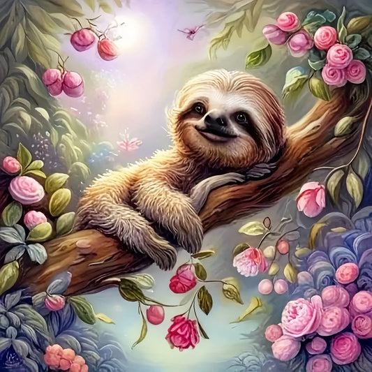 Adorable Sloth Diamond Art Kits