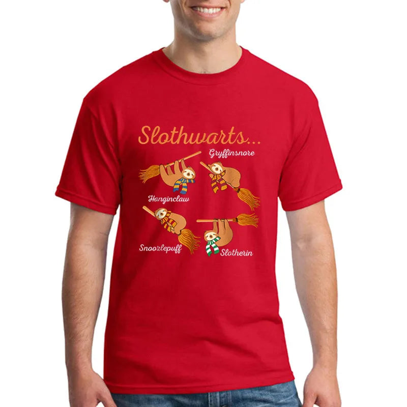 Slothwarts T Shirts Oversized