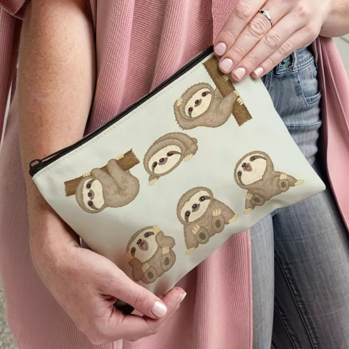 Sloth Cosmetic Bag