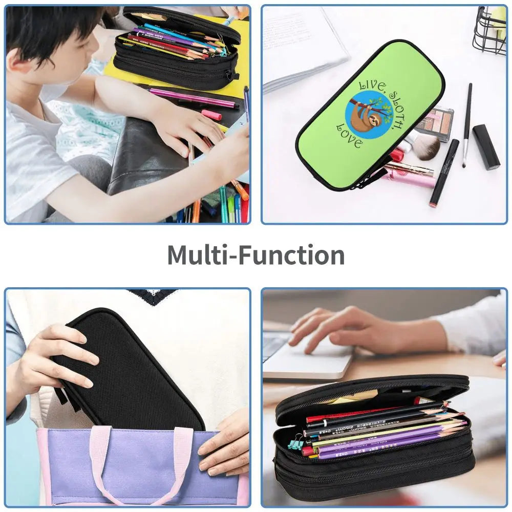 Live Sloth Love Pencil Case
