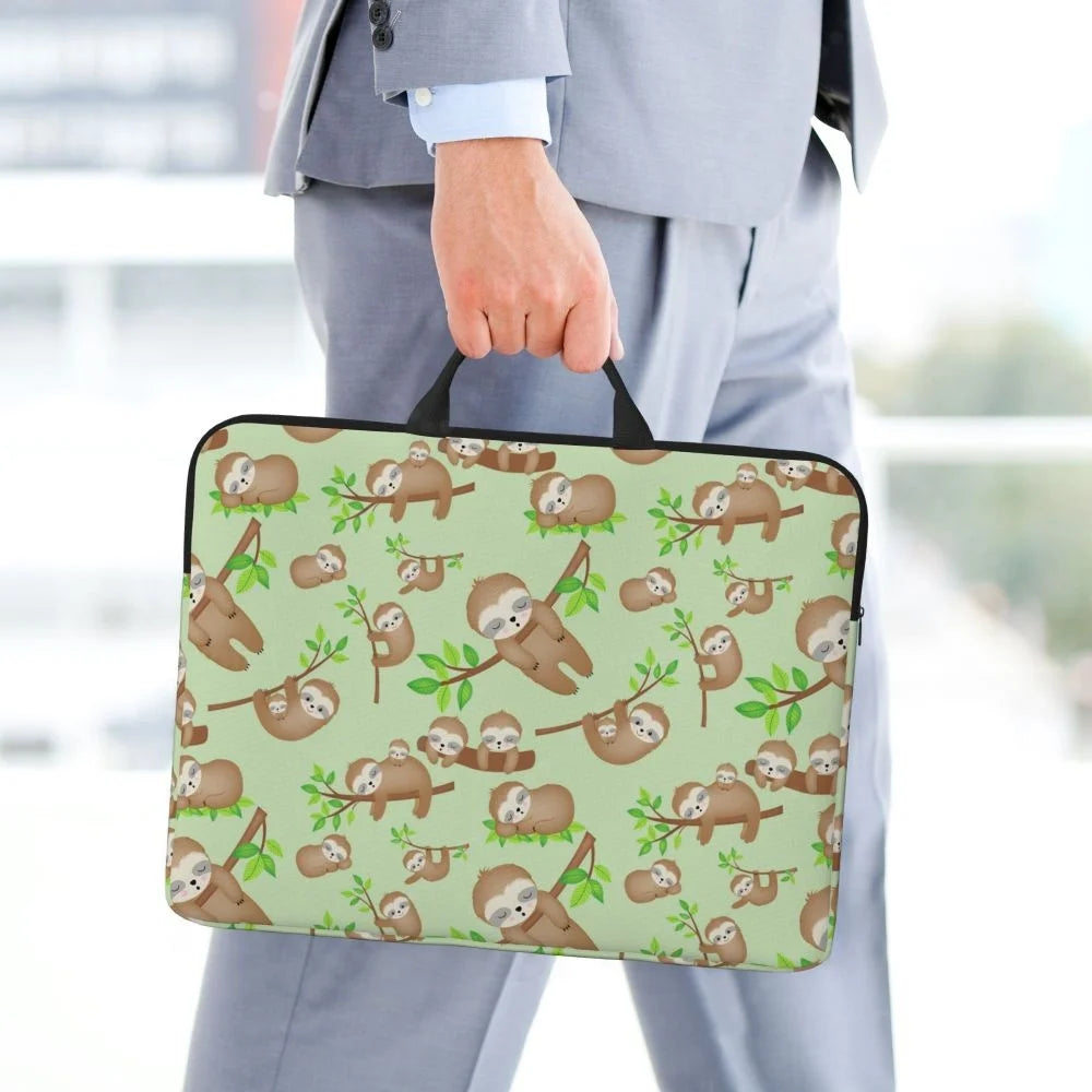 Sleeping Sloth Laptop Bag