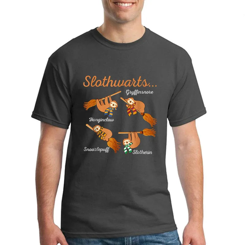 Slothwarts T Shirts Oversized