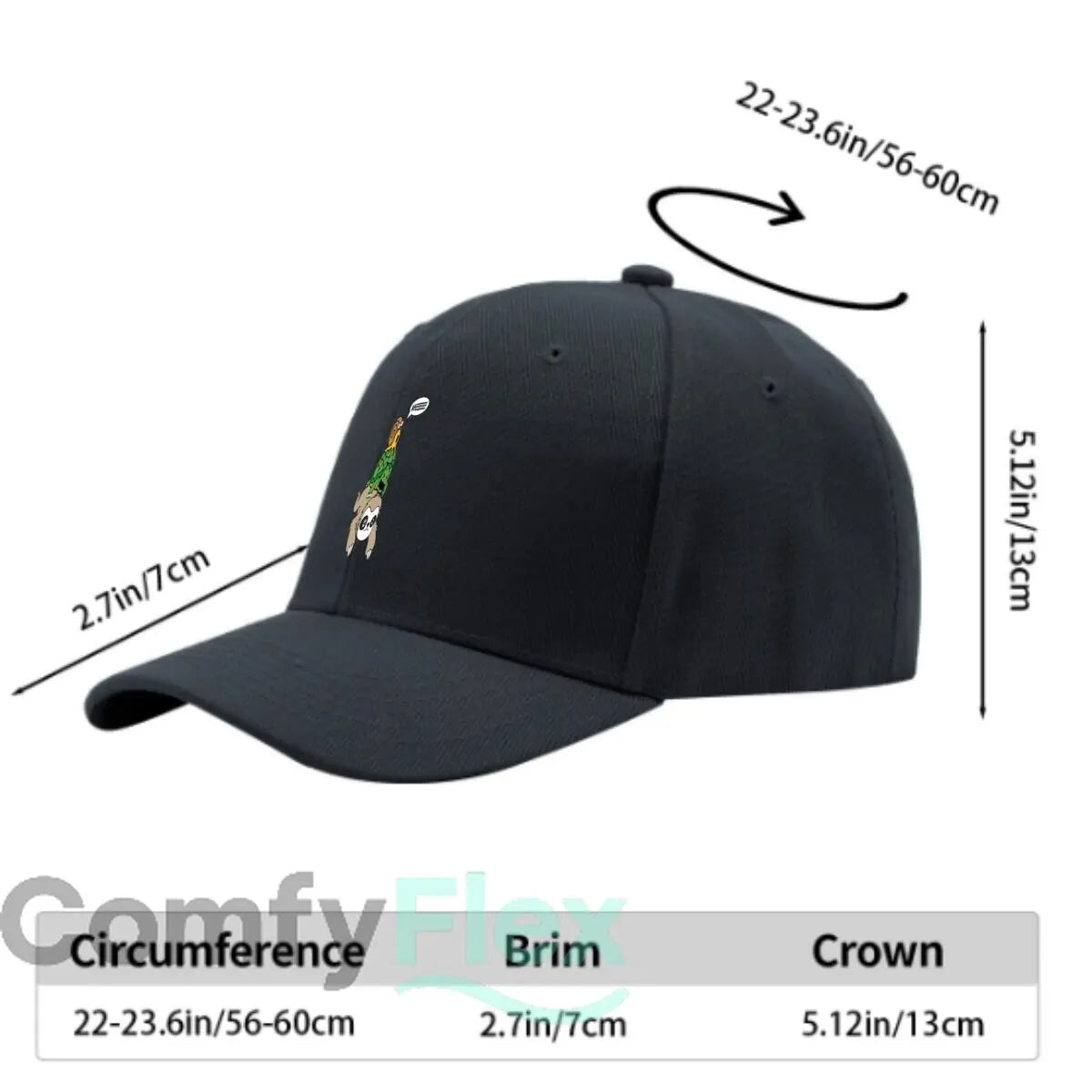 WHEEEEEE Sloth, Turtle & Snail Baseball Cap