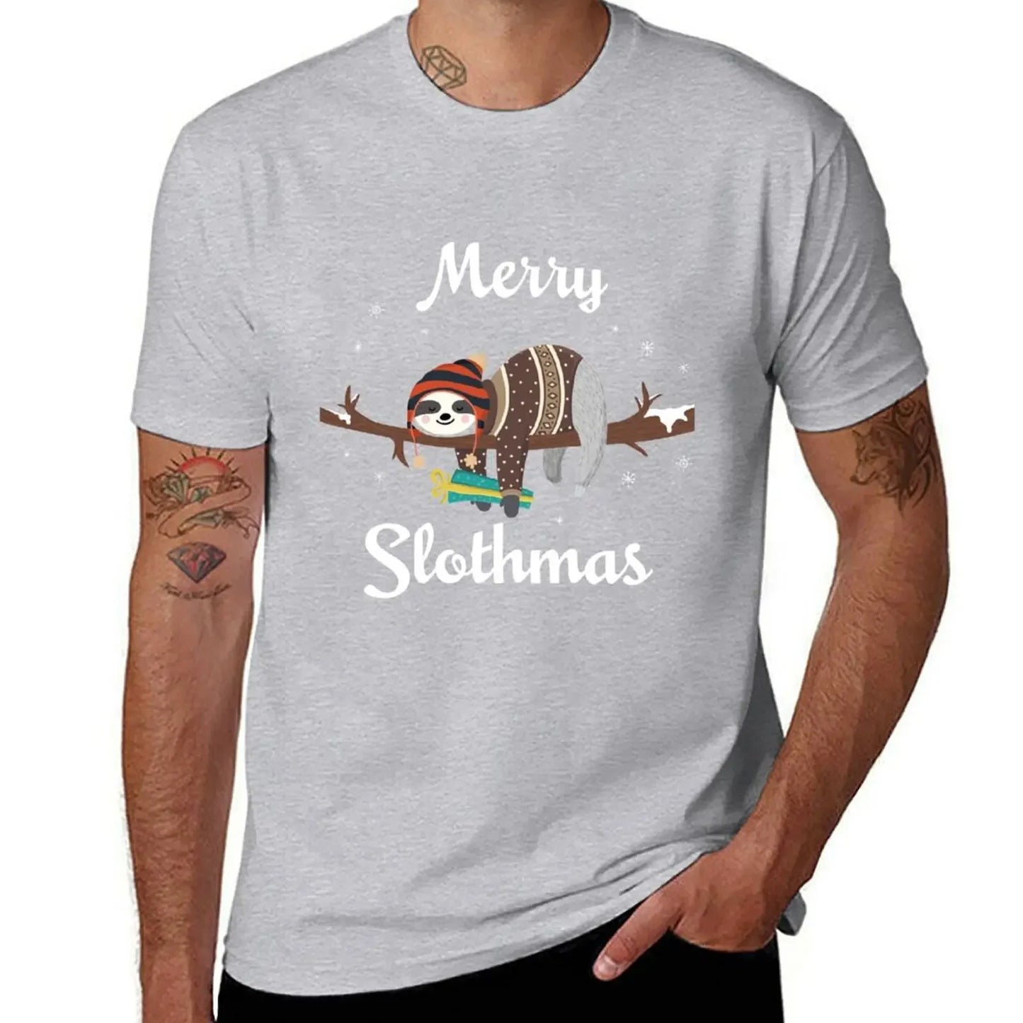 Merry Slothmas Christmas T-Shirt