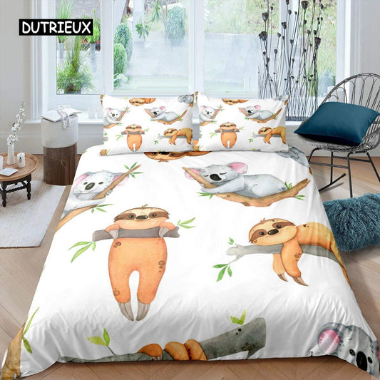Sloth Duvet Cover Set
