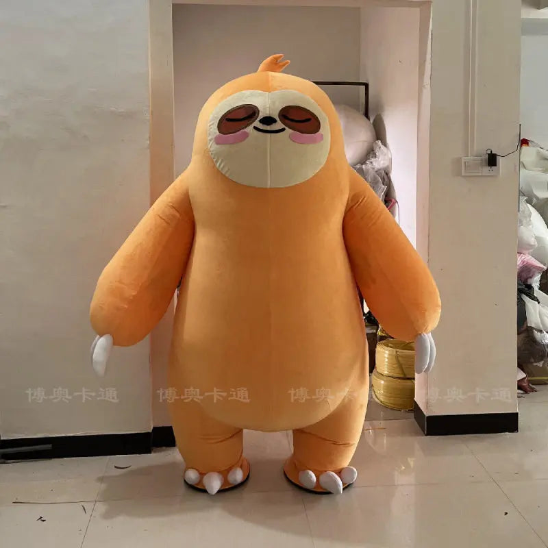 Adult Inflatable Sloth Mascot Costume