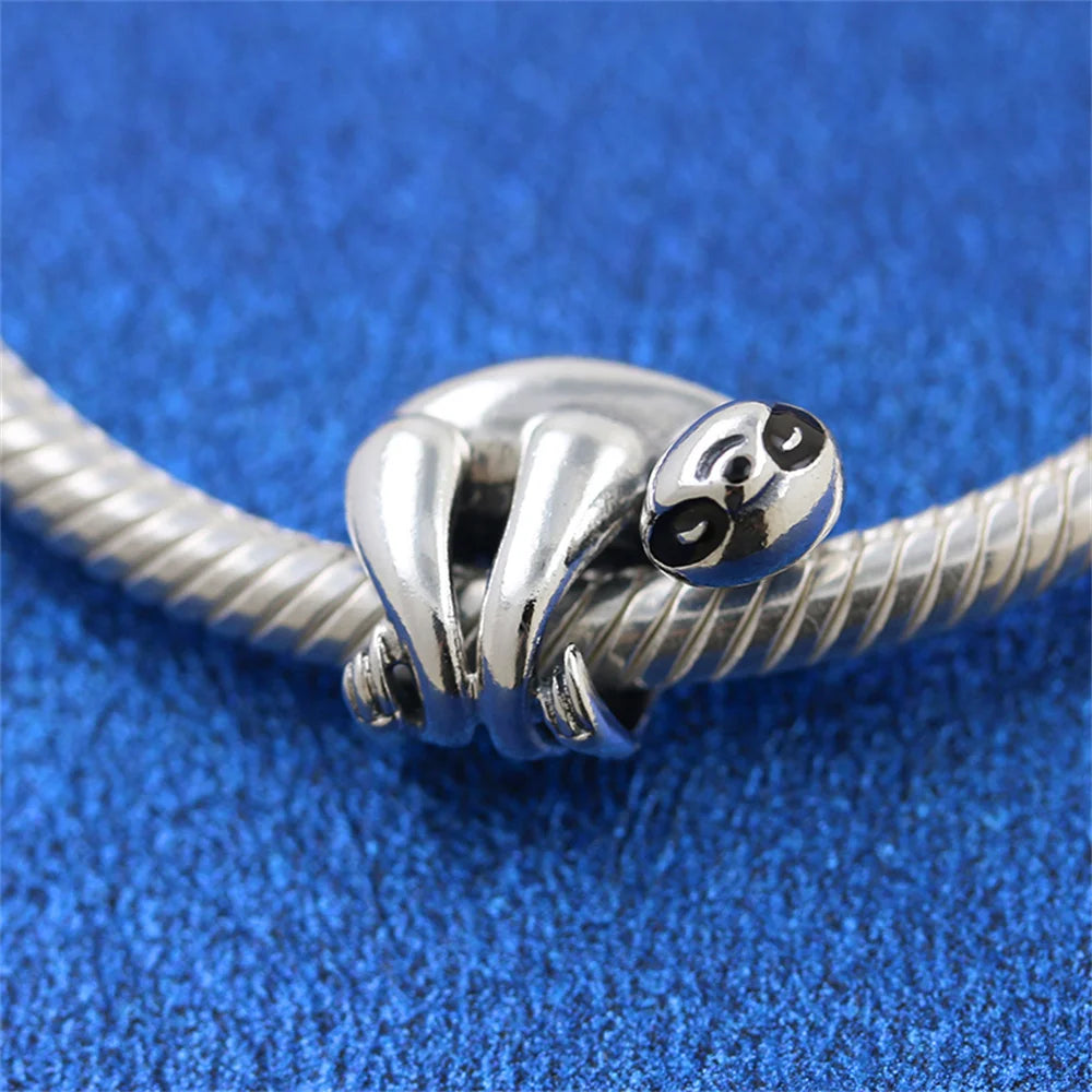 Sterling Silver Sloth Bead Charm